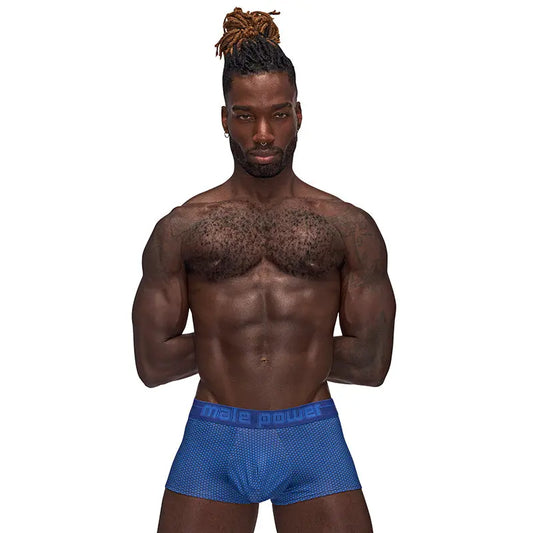 Male Power Sexagon Mini Short Royal M  Men - Underwear
