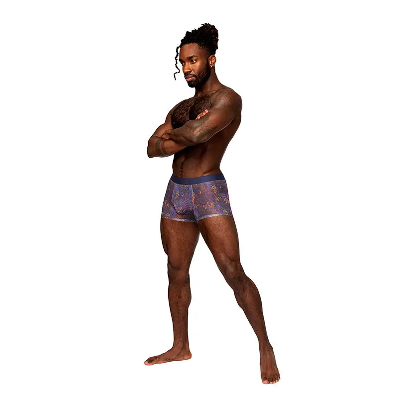 Male Power Sheer Prints Seamless Sheer Short Spatter XL  Men - Underwear