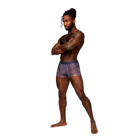Male Power Sheer Prints Seamless Sheer Short Spatter XL  Men - Underwear