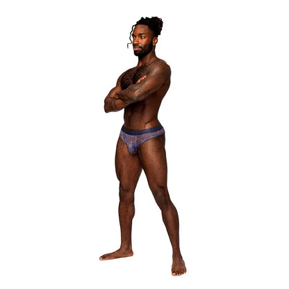 Male Power Sheer Prints Sheer Thong Spatter L/XL  Men - Underwear