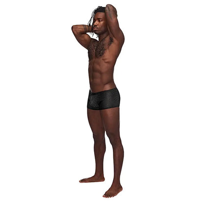 Male Power Sneak Peek Mini Short Black XL  Men - Underwear