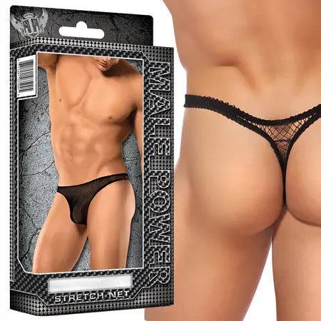 Male Power Stretch Net Bong Thong S/M Underwear  Men - Underwear