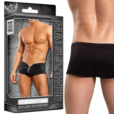 Male Power Zipper Shorts L/XL Underwear  Men - Underwear