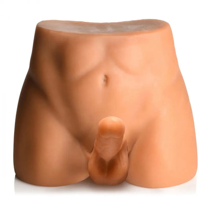 Male Sex Torso Doll Male Masturbator with Thrusting Dildo  Torso Sex Doll