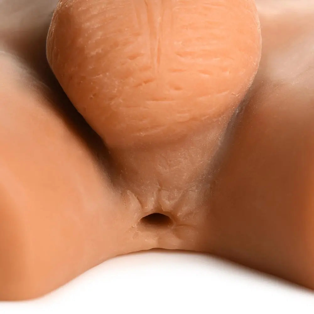 Male Torso Doll Male Ass Masturbator with Posable Dildo Male Sex Doll  3D Masturbator