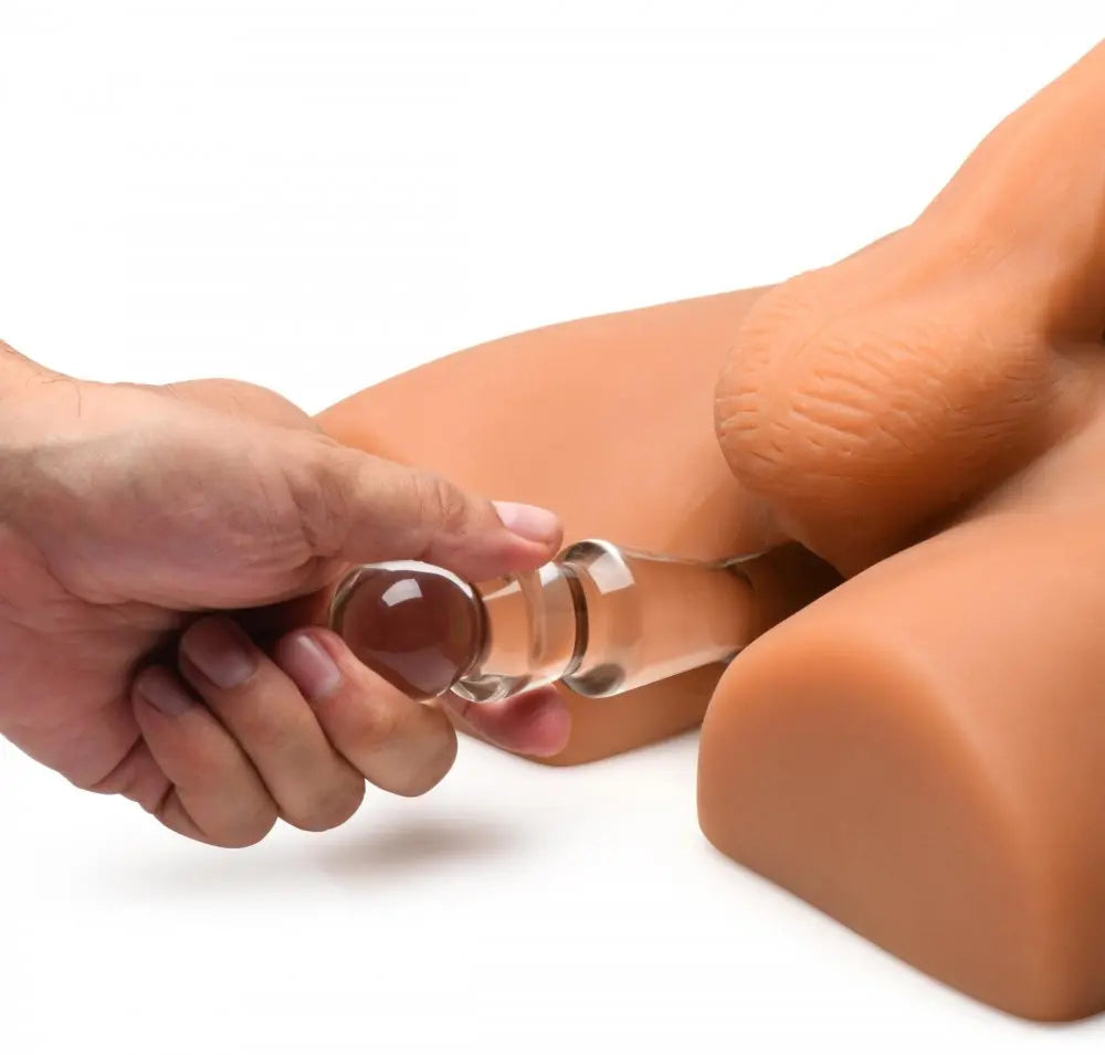 Male Torso Doll Male Ass Masturbator with Posable Dildo Male Sex Doll  3D Masturbator