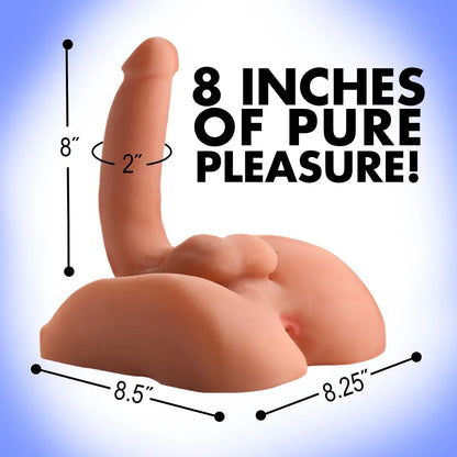 Male Torso Sex Doll Both Ways Ben Masturbator and Rideable Dildo Combo  3D Masturbator