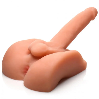 Male Torso Sex Doll Both Ways Ben Masturbator and Rideable Dildo Combo  3D Masturbator