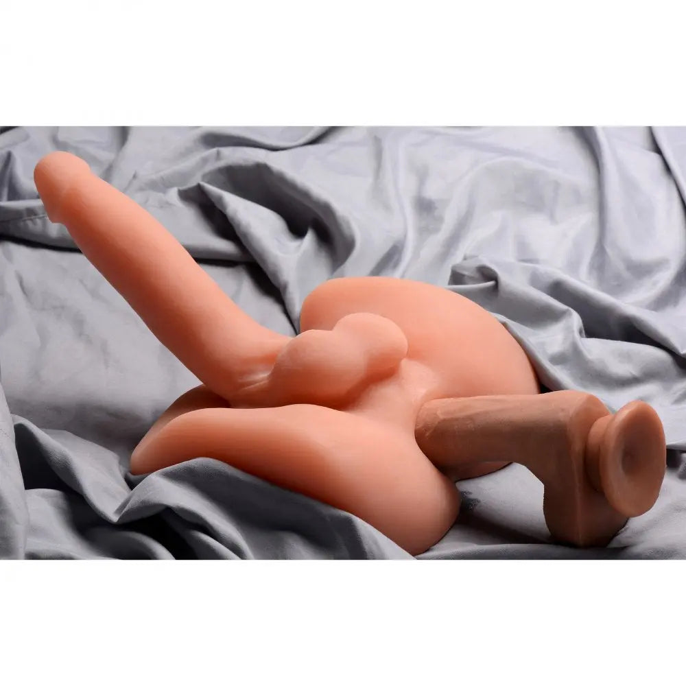 Male Torso Sex Doll Both Ways Ben Masturbator and Rideable Dildo Combo  Masturbators