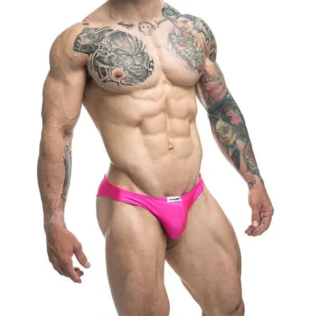 MaleBasics JUSTIN + SIMON Classic Bikini Pink 2XL  Men - Underwear