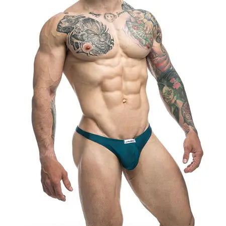 MaleBasics JUSTIN + SIMON Classic Tanga Opal 2XL  Men - Underwear