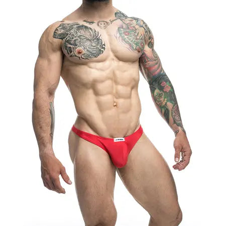 MaleBasics JUSTIN + SIMON Classic Tanga Red 2XL  Men - Underwear