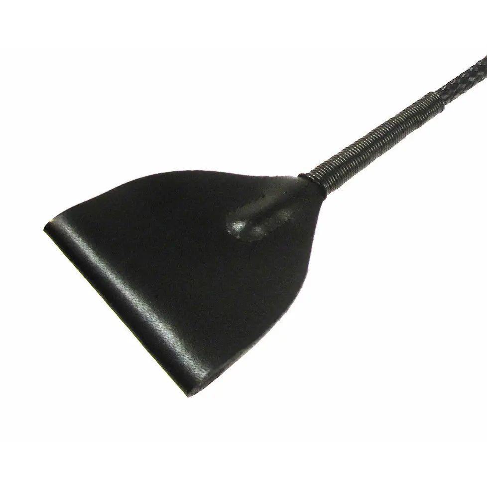 Mare Black Leather Riding Crop BDSM Sexy Spanking Tool  Impact Play