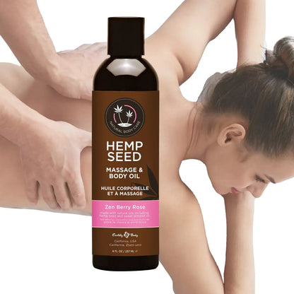 Massage Oil Zen Berry Rose 8 fl oz / 237 ml  Lubes, Lotions and Accessories