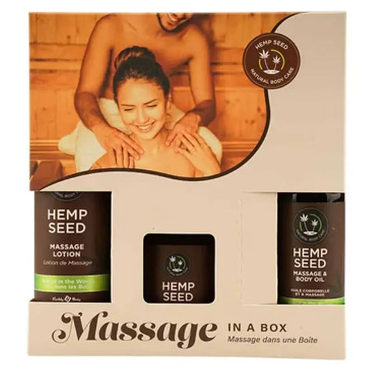 Massage in A Box: Naked In The Woods  Lubes, Lotions and Accessories