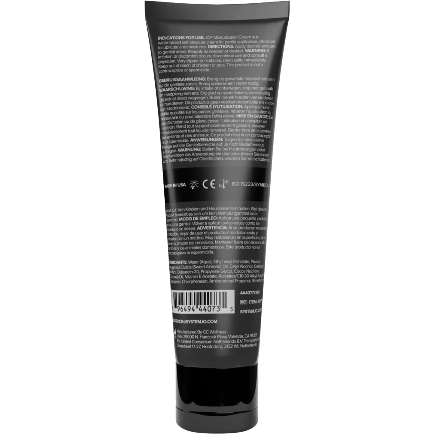 Masturbation Cream  - 4 oz / 120 mL  Lubes, Lotions and Accessories