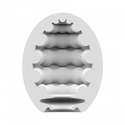 Masturbator Egg 3er Set (Riffle) Light Green  For Him