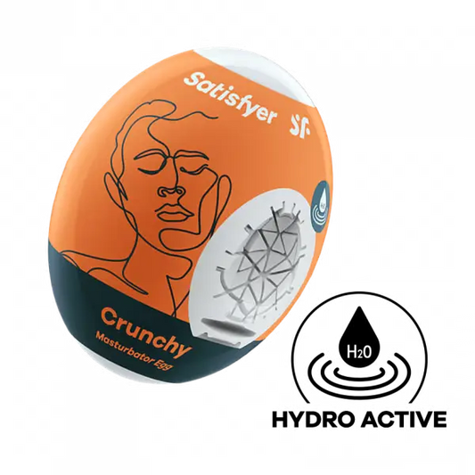 Masturbator Egg Single (Crunchy) Orange  For Him
