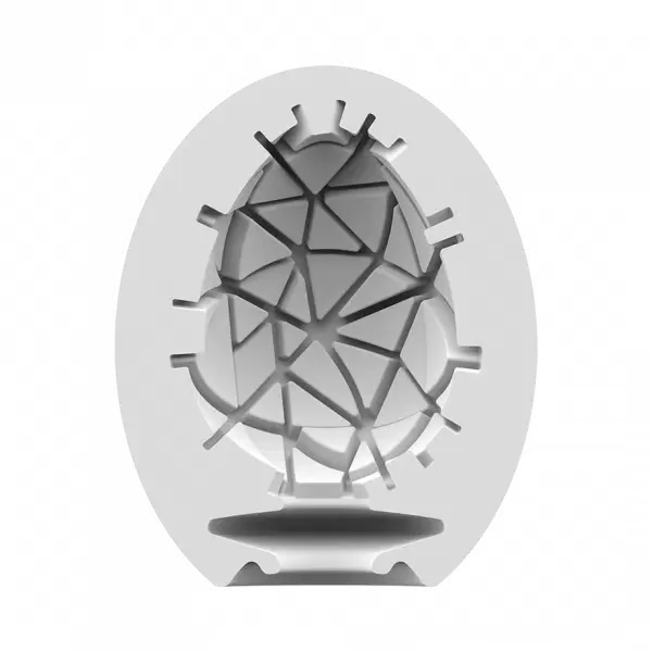 Masturbator Egg Single (Crunchy) Orange  For Him