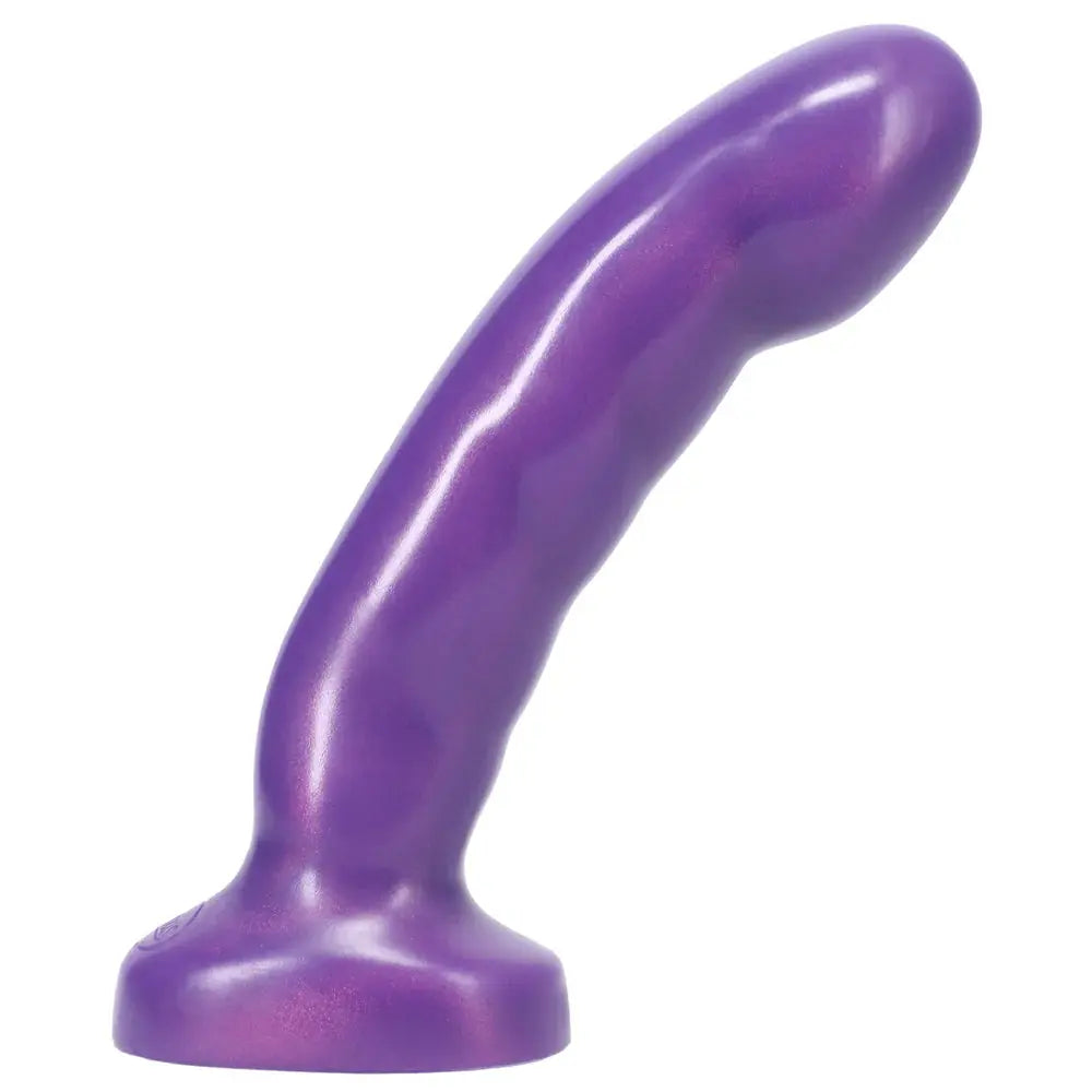 Medium Curved Silicone Dildo - Acute Amethyst Medium  Curved Dildo