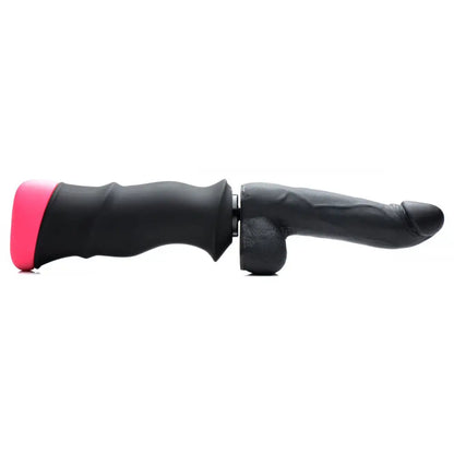 Mega-Pounder Hand-held Thrusting Dildo Silicone Sex Toy  Thrusting Dildo