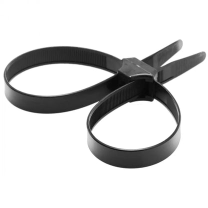Misbehaved Black Zip Tie Police Cuffs - 5 Pack  Restraints and Cuffs