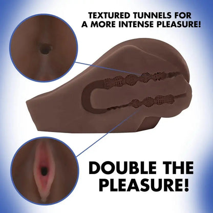 Mistress Paris Doggie Style Pussy and Ass Masturbator - Dark  Sex Toy for Men