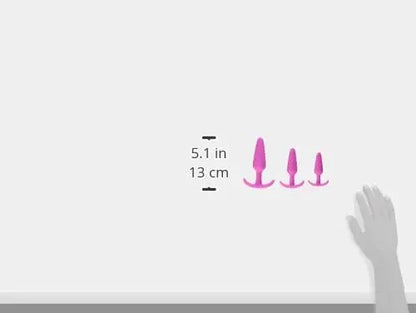 Mood Naughty Silicone Anal Trainer Set Pink  Anal - Kits