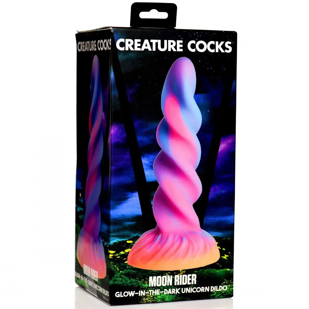 Moon Rider Glow-in-the-Dark Pegasus Horn Dildo  Pegasus Dildo
