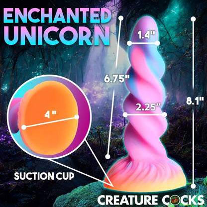 Moon Rider Glow-in-the-Dark Pegasus Horn Dildo  Pegasus Dildo