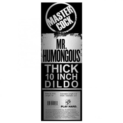 Mr. Humongous Thick 10 Inch Huge Dildo Sex Toy  Huge Dildos