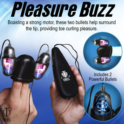 Multi Speed Vibrating Penis Head Teaser Penis Vibrator  Vibrating Toys