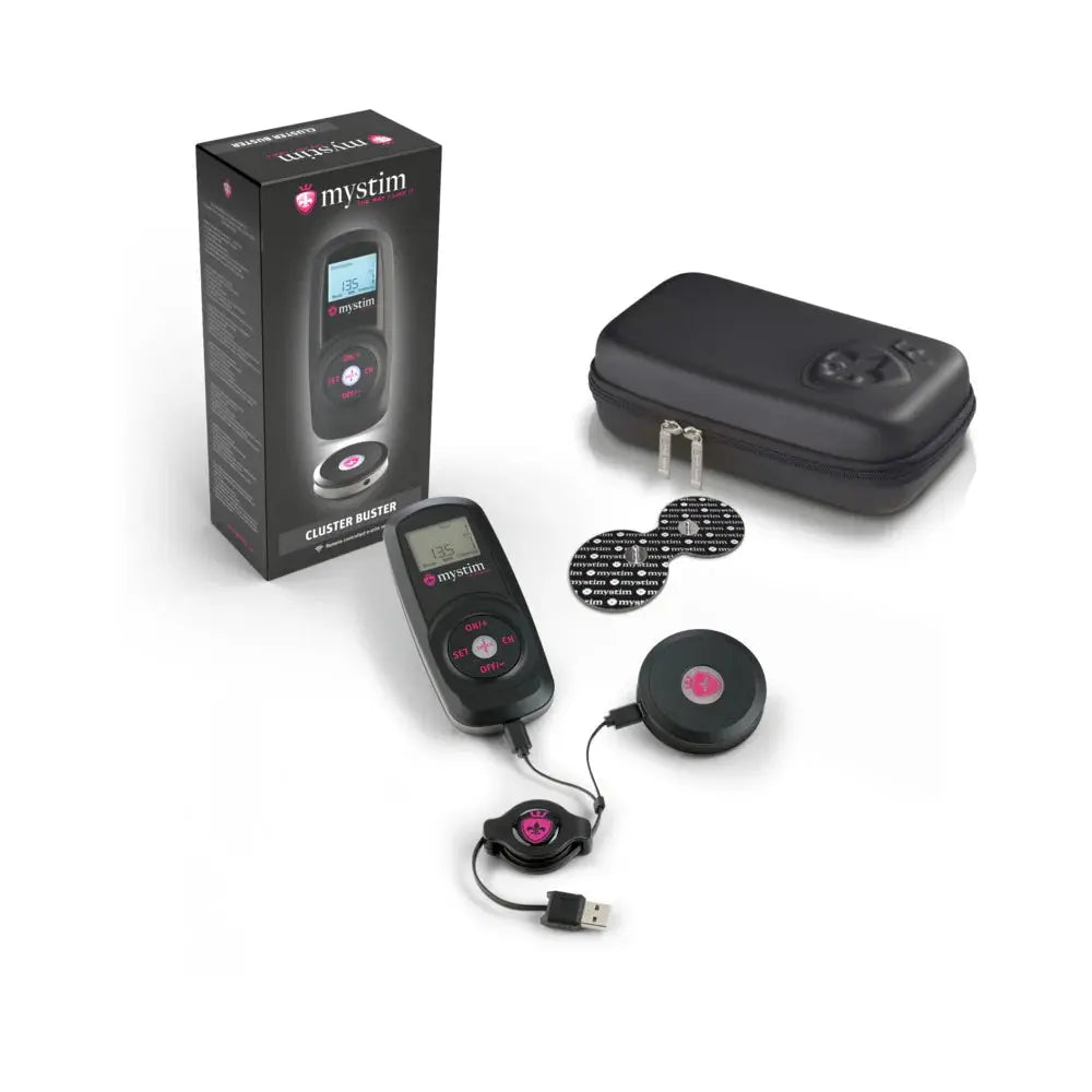 Mystim Cluster Buster Starter Kit E-Stim Beginner Set  Electro