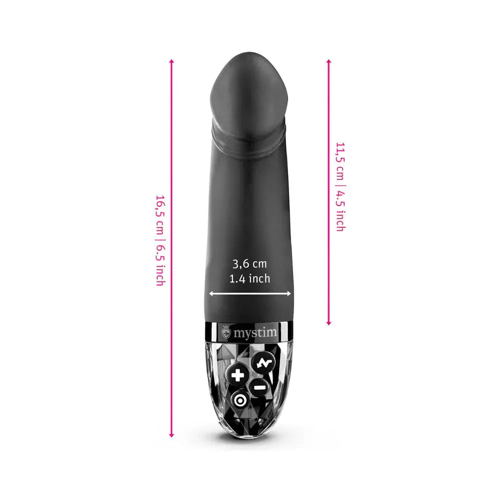 Mystim Real Deal Neal eStim Vibrator Black  Fetish - ElectroStim
