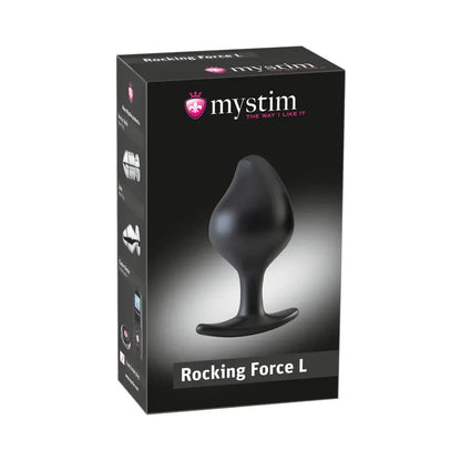 Mystim Rocking Force E-Stim Anal Plug Large Electrosex Butt Plug  E-Stim Anal Plug