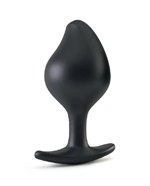 Mystim Rocking Vibe Silicone E-Stim Butt Plug Small - Black  Electro