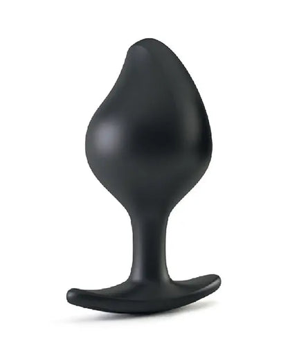 Mystim Rocking Vibe Silicone E-Stim Butt Plug Small - Black  Electro