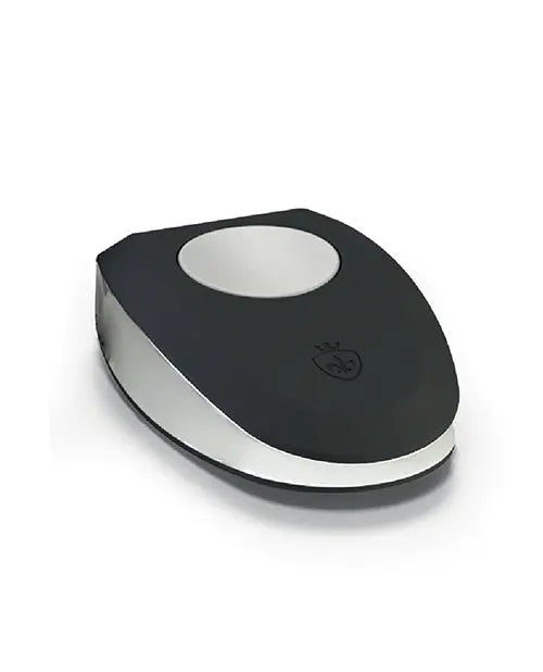 Mystim Rocking Vibe Silicone E-Stim Butt Plug Small - Black  Electro