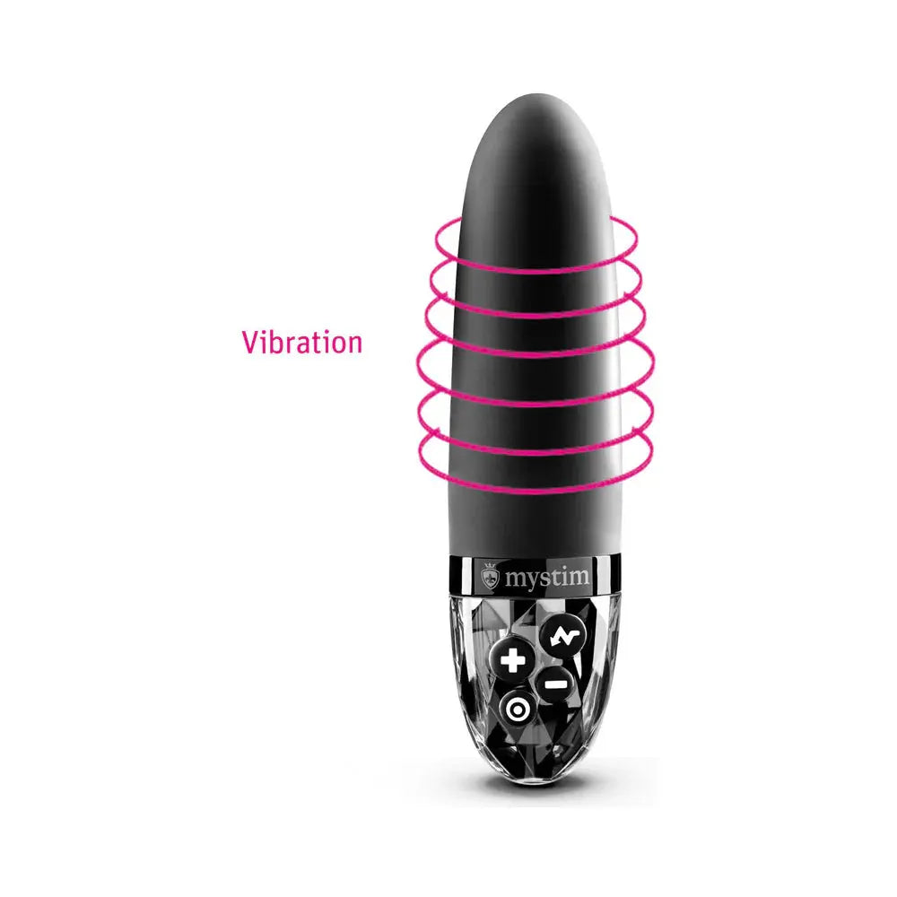 Mystim Sleak Freak E-Stim Vibrator Electrosex Bullet Vibrator Black  E-Stim Vibrator