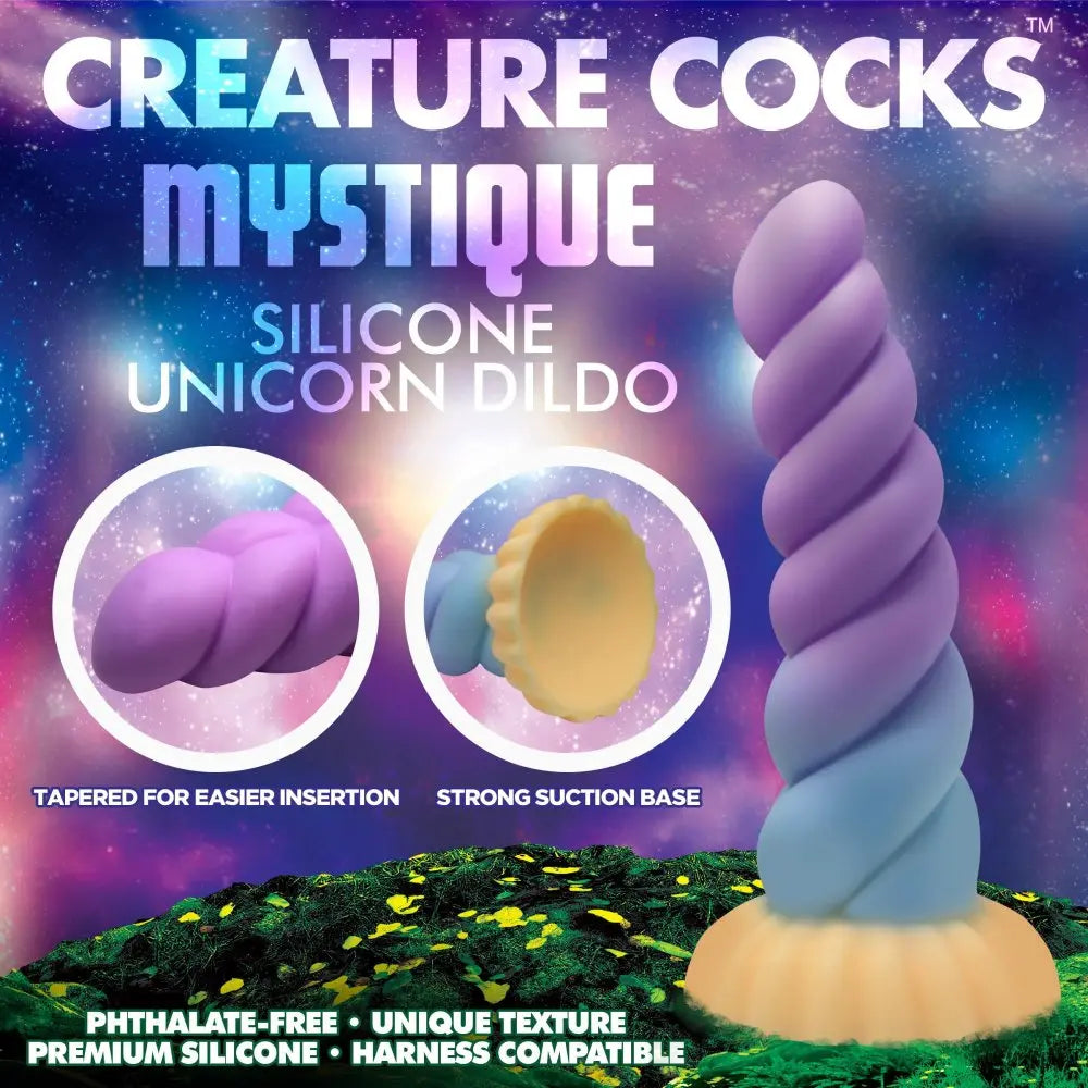 Mystique Silicone Unicorn Dildo  Dildos