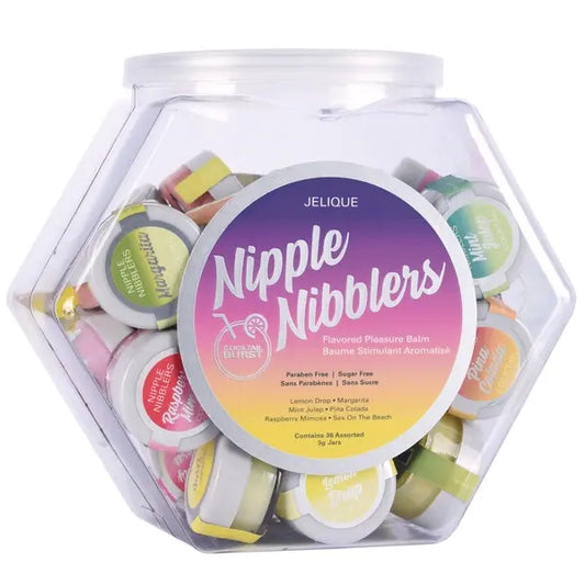 NIPPLE NIBBLERS Cocktail Pleasure Balm Assorted 3g Bowl of 36  Lubes, Lotions and Accessories