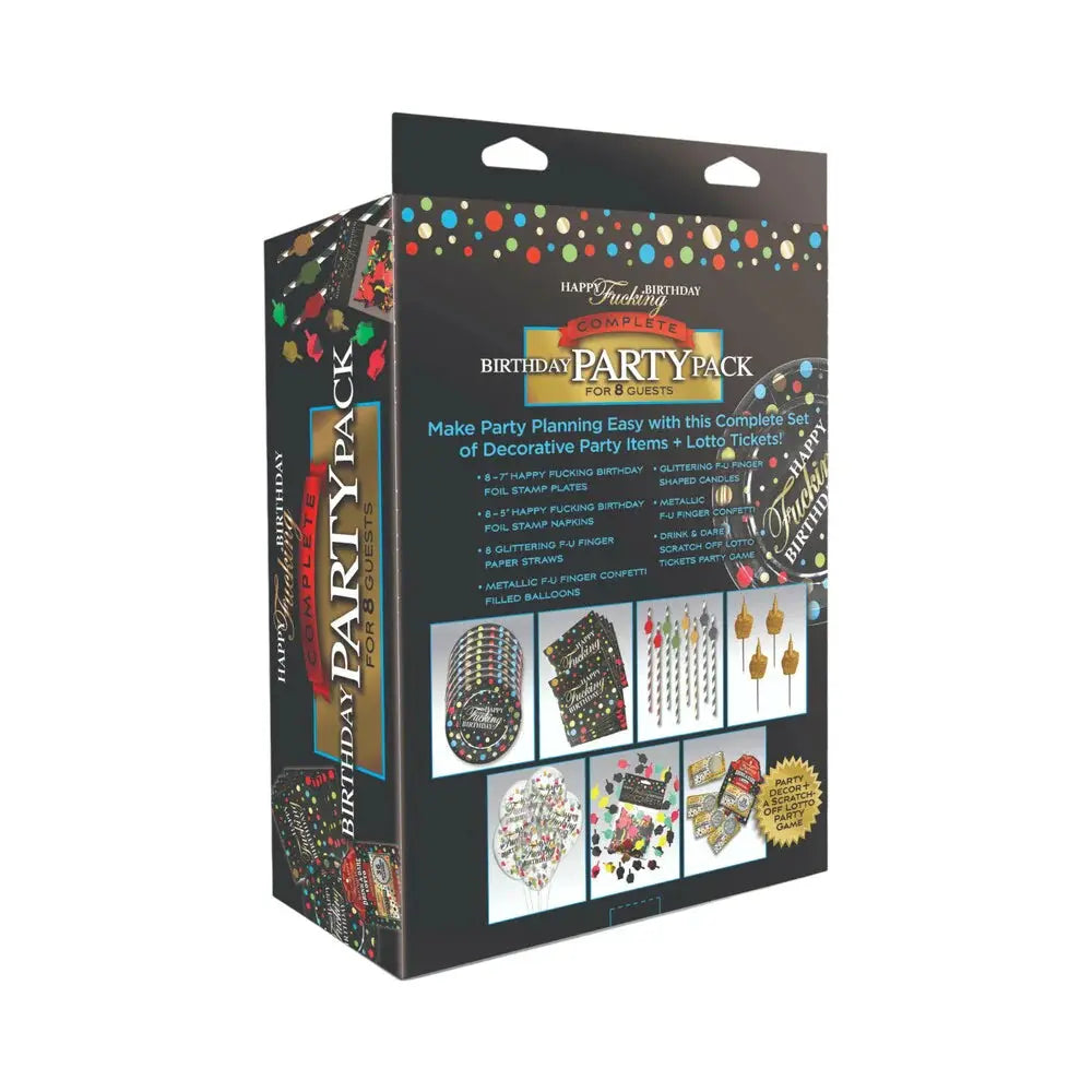 NSFW Birthday Party Pack Happy F*****g Birthday Party Pack  Novelties - Party Supplies