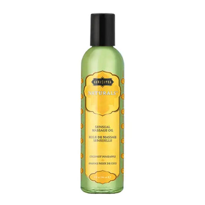 Naturals Massage Oil Coconut Pineapple (8oz)  Lubes, Lotions and Accessories