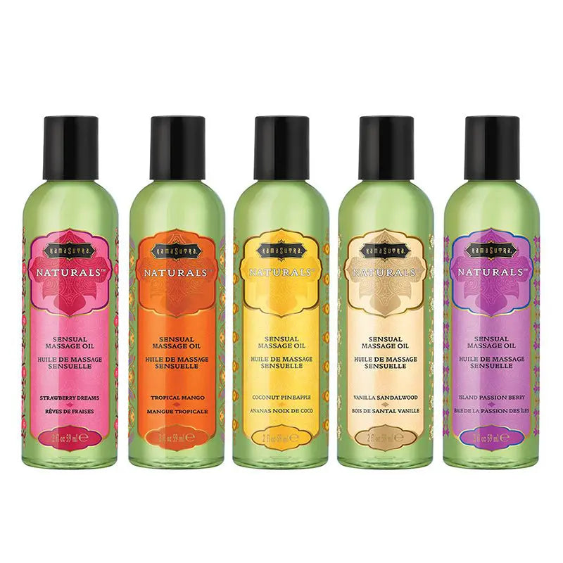 Display - Naturals Massage Oil Prepack 