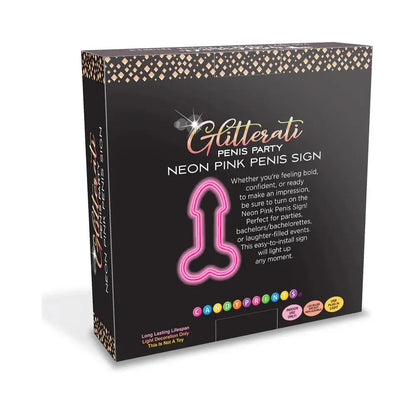Neon Penis Light Up Sign - Adult Novelty Decor  Novelties - Party Supplies