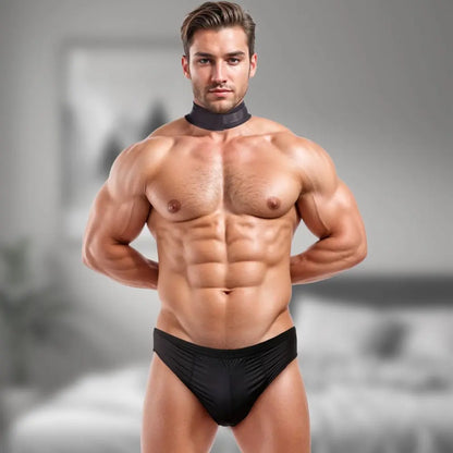 Neoprene Collar to Wrist BDSM Restraint Strap Bondage Cuffs  Restraints and Cuffs