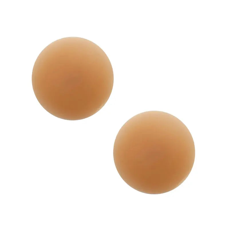 Neva Nude Mocha Yummy INVISIBLE REUSABLE Silicone Nipztix Pasties  Lingerie - Pasties and Tassels