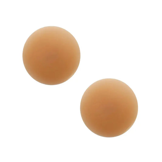 Neva Nude Mocha Yummy INVISIBLE REUSABLE Silicone Nipztix Pasties  Lingerie - Pasties and Tassels
