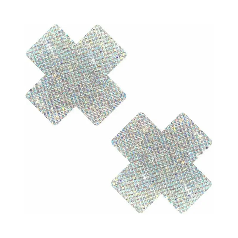 Neva Nude Pasty Razzle Dazzle Crystal Jewel Sparkle X Factor  Lingerie - Pasties and Tassels