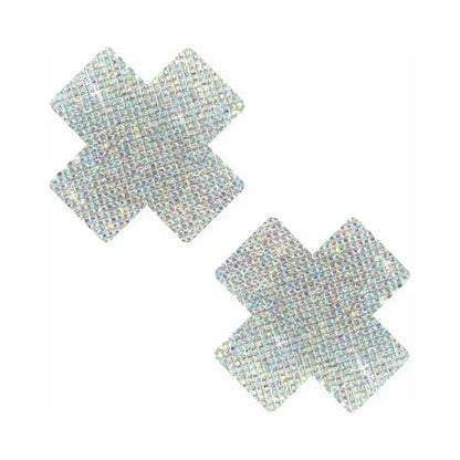 Neva Nude Pasty Razzle Dazzle Crystal Jewel Sparkle X Factor  Lingerie - Pasties and Tassels